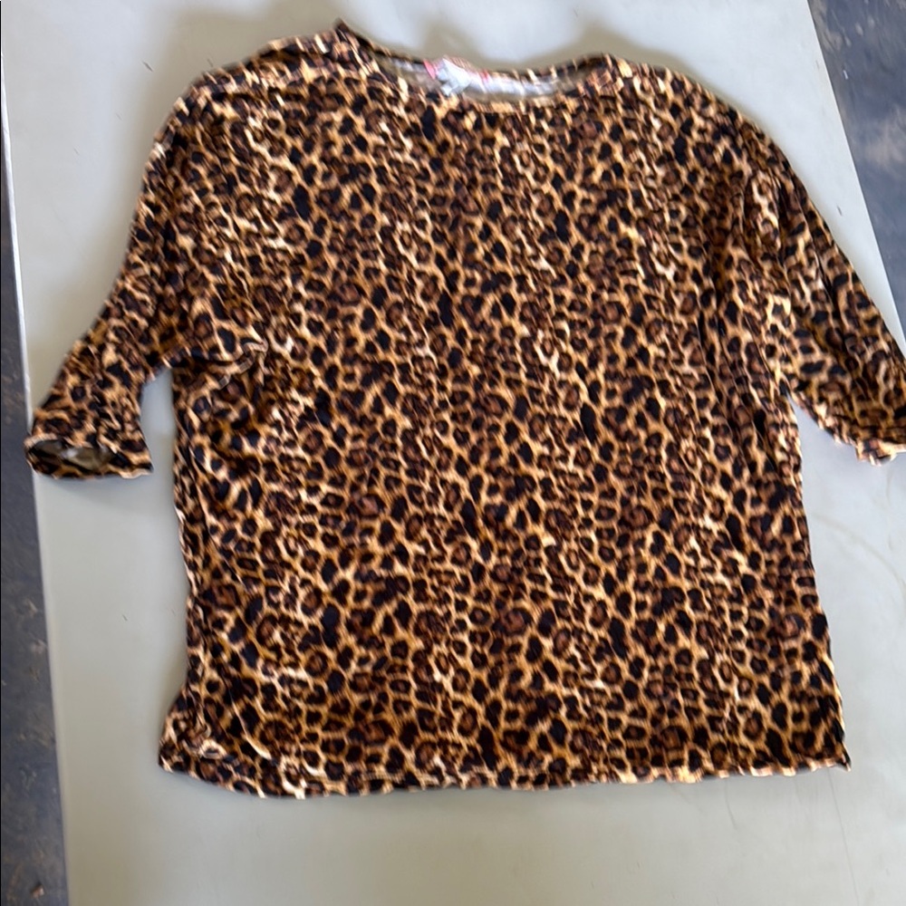Leopard Print Women's Top